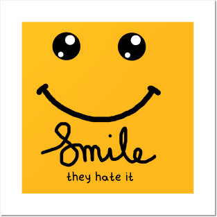 Smile Posters and Art